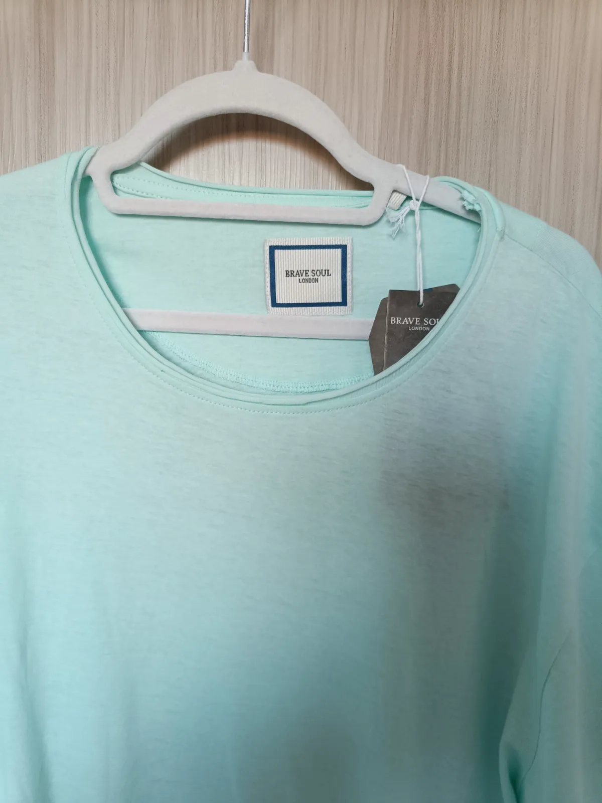 Camiseta de manga corta verde agua Brave Soul – Brave Soul – taille XXL 4