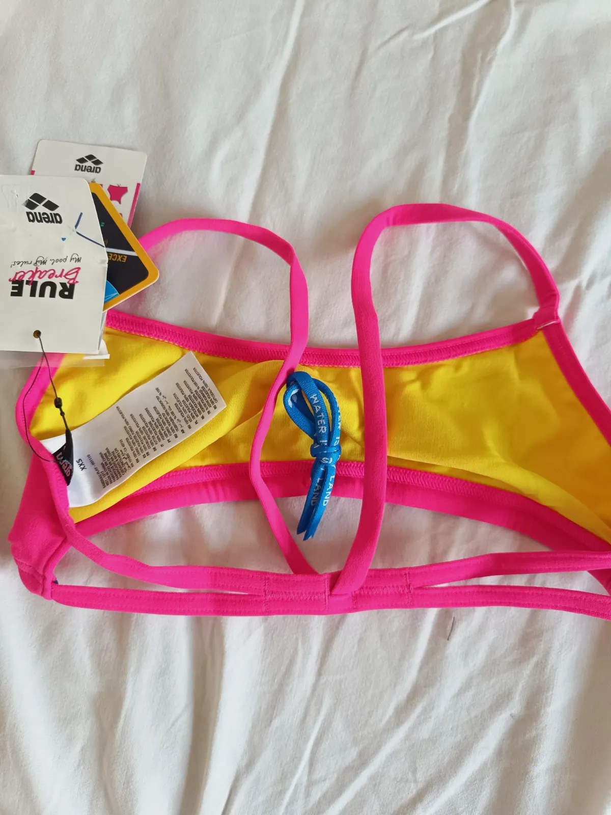 Top de bikini Arena Rule Breaker rosa – Arena – taille XS 4