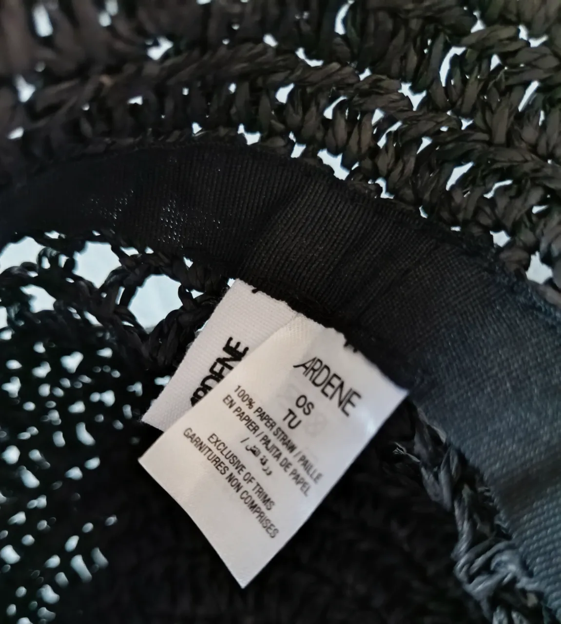 Sombrero de paja negro Sézane – Sézane – taille S 5