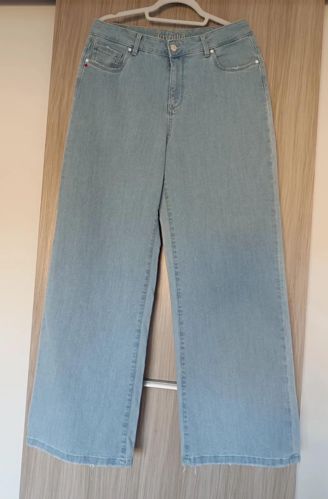Vaqueros anchos con bordado Krienko – Krienka – taille M 2