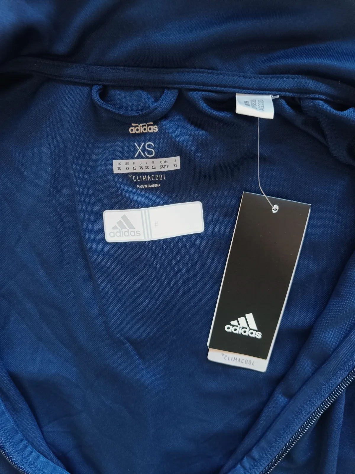 Chaqueta deportiva Adidas Climacool azul marina – Adidas – taille XS 4