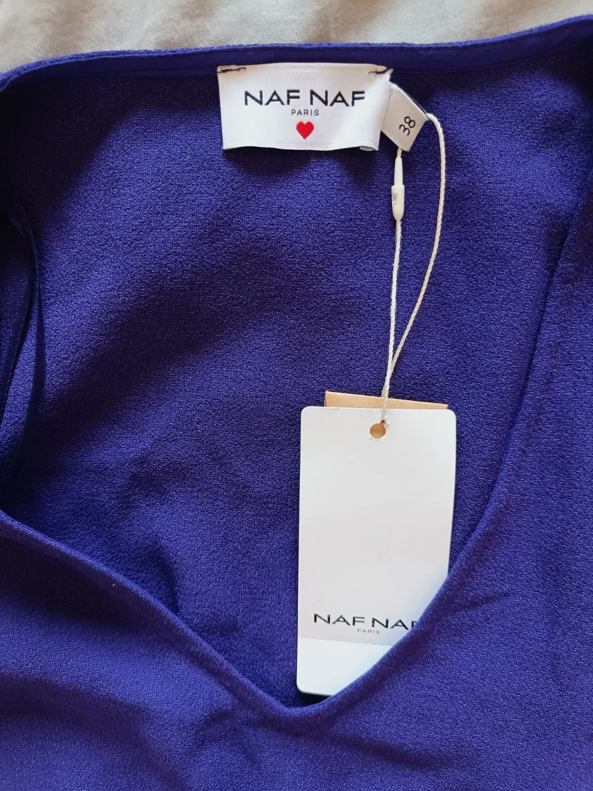 Vestido corto morado NAF NAF – Naf Naf – taille M 4