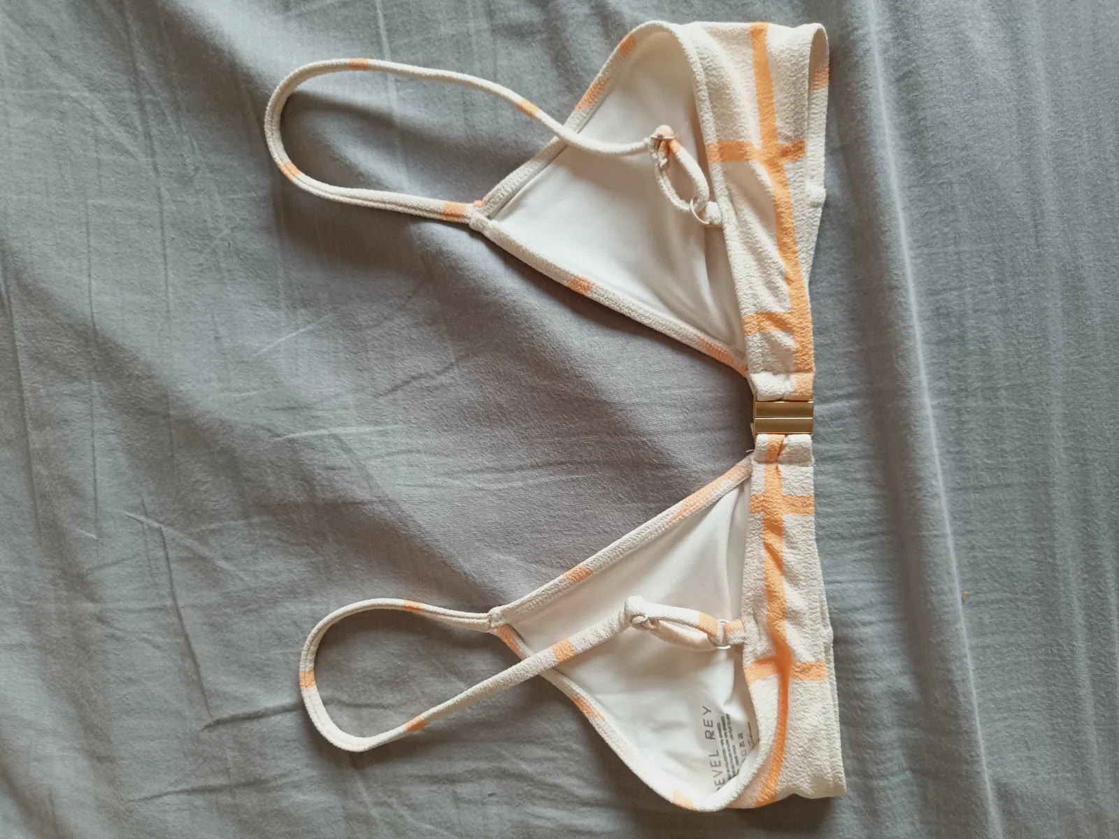 Top de bikini a cuadros Revel Rey – Revel Rey – taille XS 3
