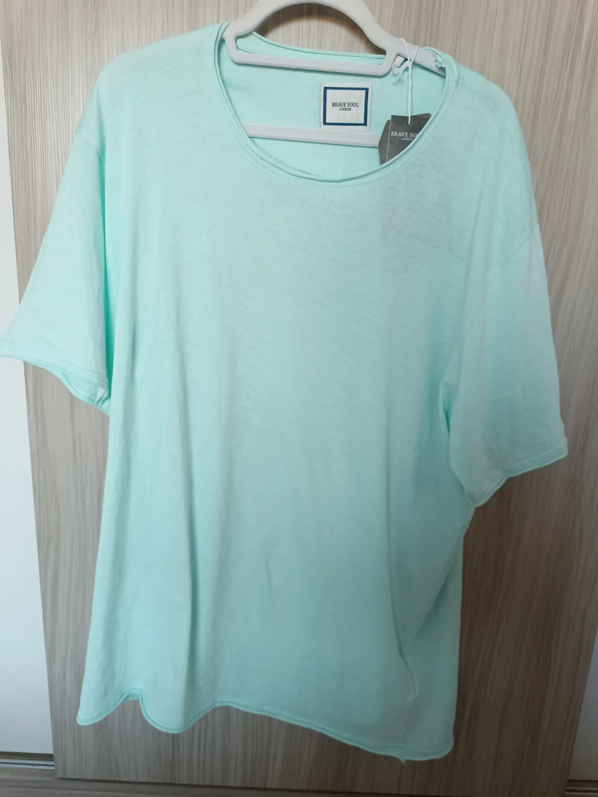 Camiseta de manga corta verde agua Brave Soul – Brave Soul – taille XXL 2