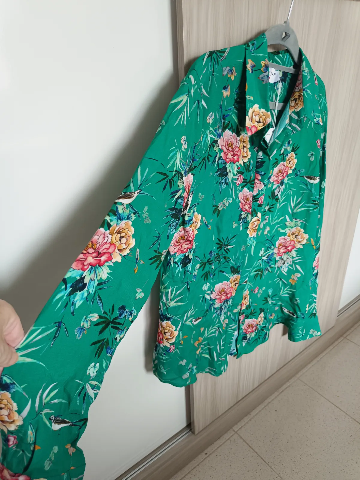 Camisa de flores verde Naf Naf – Naf Naf – taille L 3