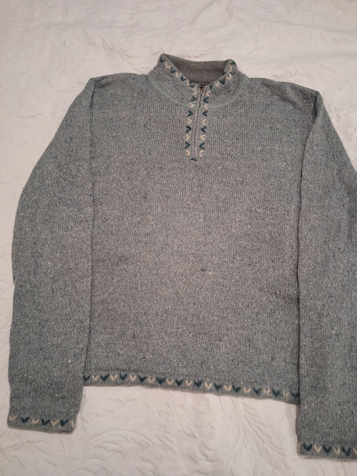 Pull en maille Woolrich col camionneur
