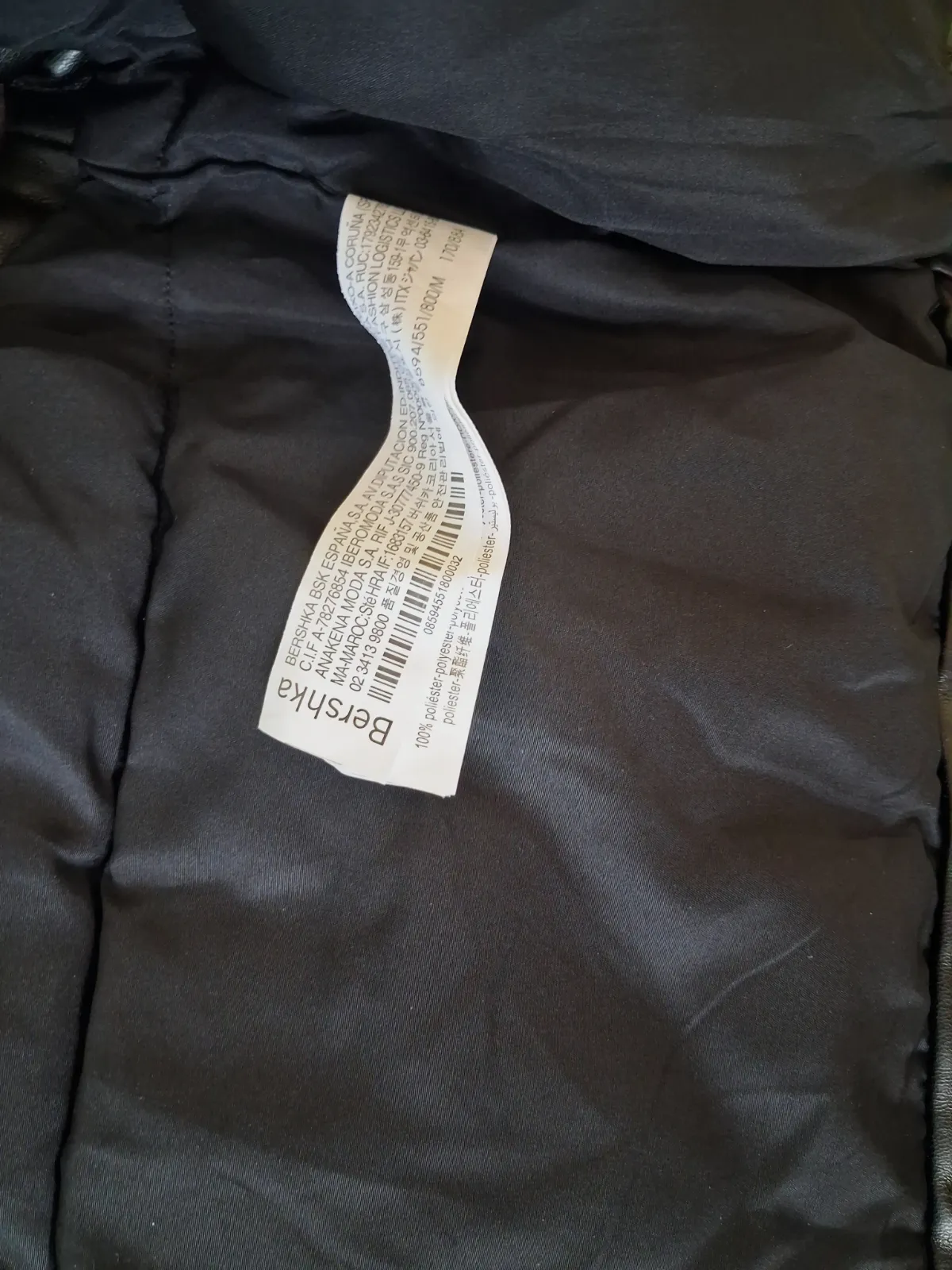 Doudoune sans manches similicuir Bershka – Bershka – taille M 3
