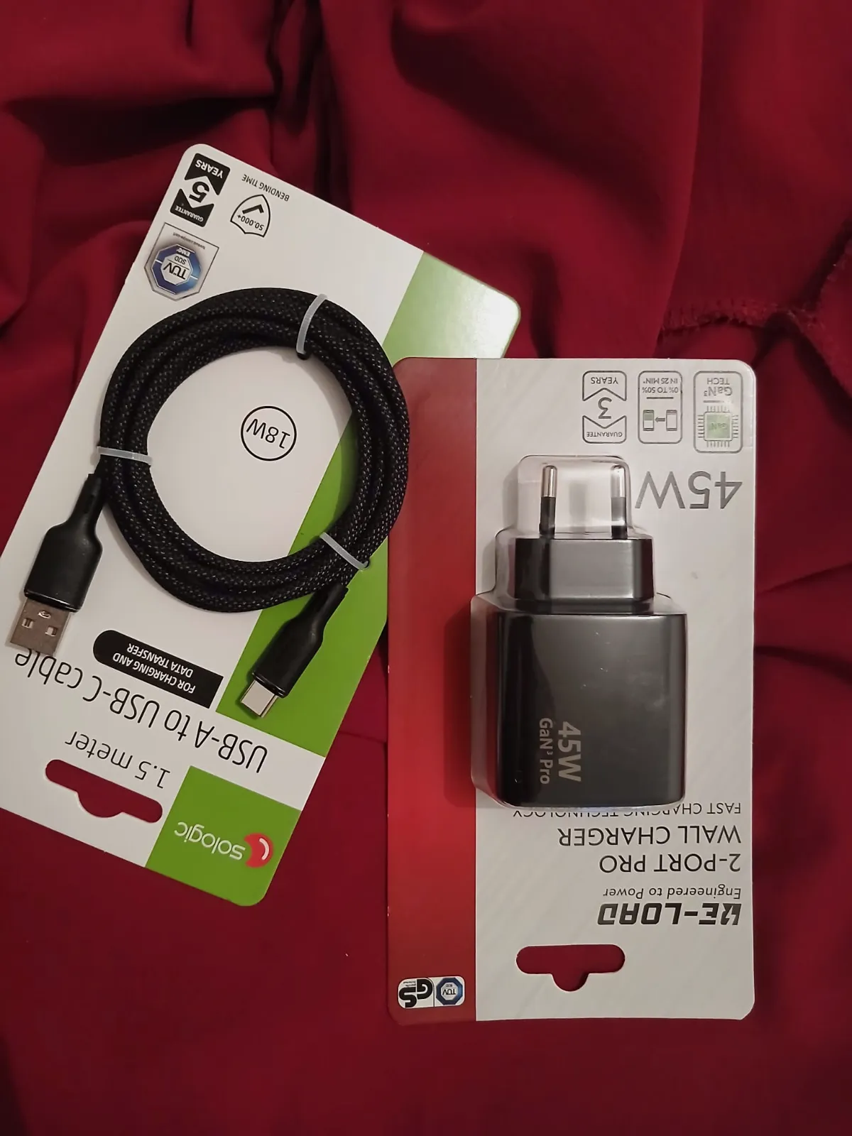 Chargeur rapide 45W et câbles de charge Sologic – Sologic 2