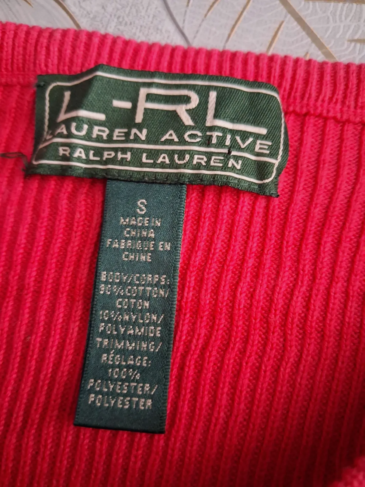 Pull rose à rayures Lauren Ralph Lauren – Lauren Ralph Lauren – taille S 2