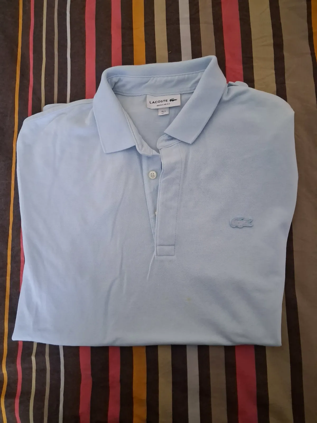 Polo Lacoste Regular Fit Bleu Ciel – Lacoste – taille S 6