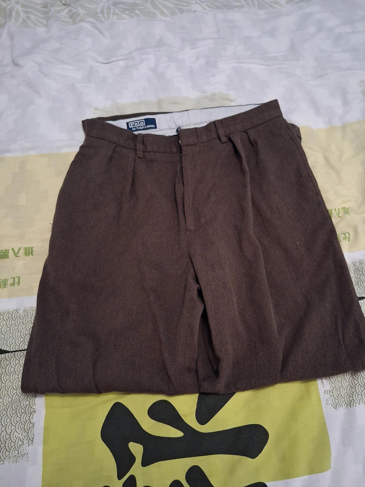 Pantalon à pinces Polo Ralph Lauren marron