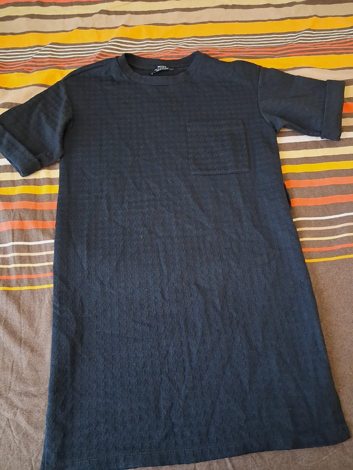 Robe t-shirt Bershka bleue à poches – Bershka – taille XS 3