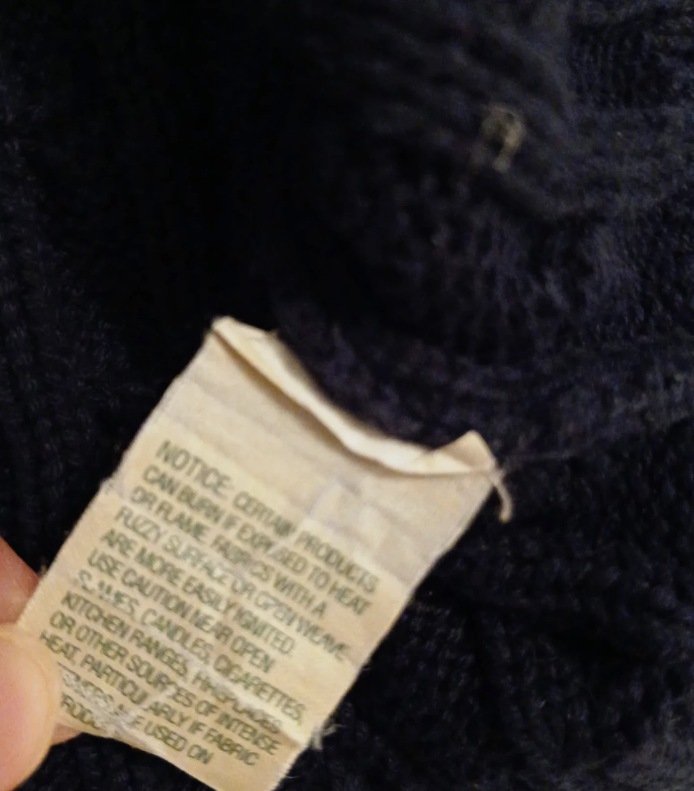 Pull à torsades bleu marine L.L.Bean – L.L.Bean – taille L 2