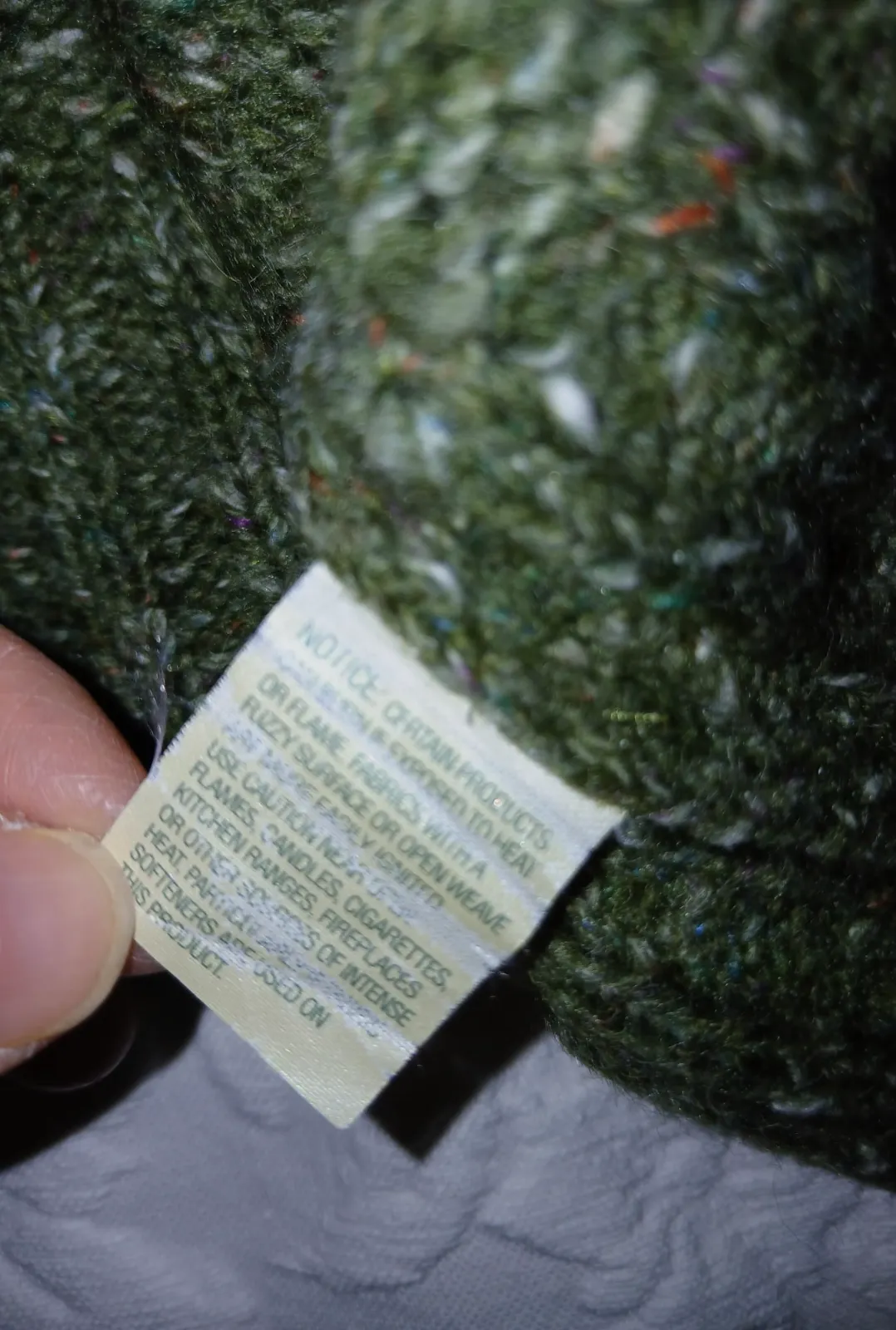 Pull col roulé L.L.Bean vert moucheté – L.L.Bean – taille M 3