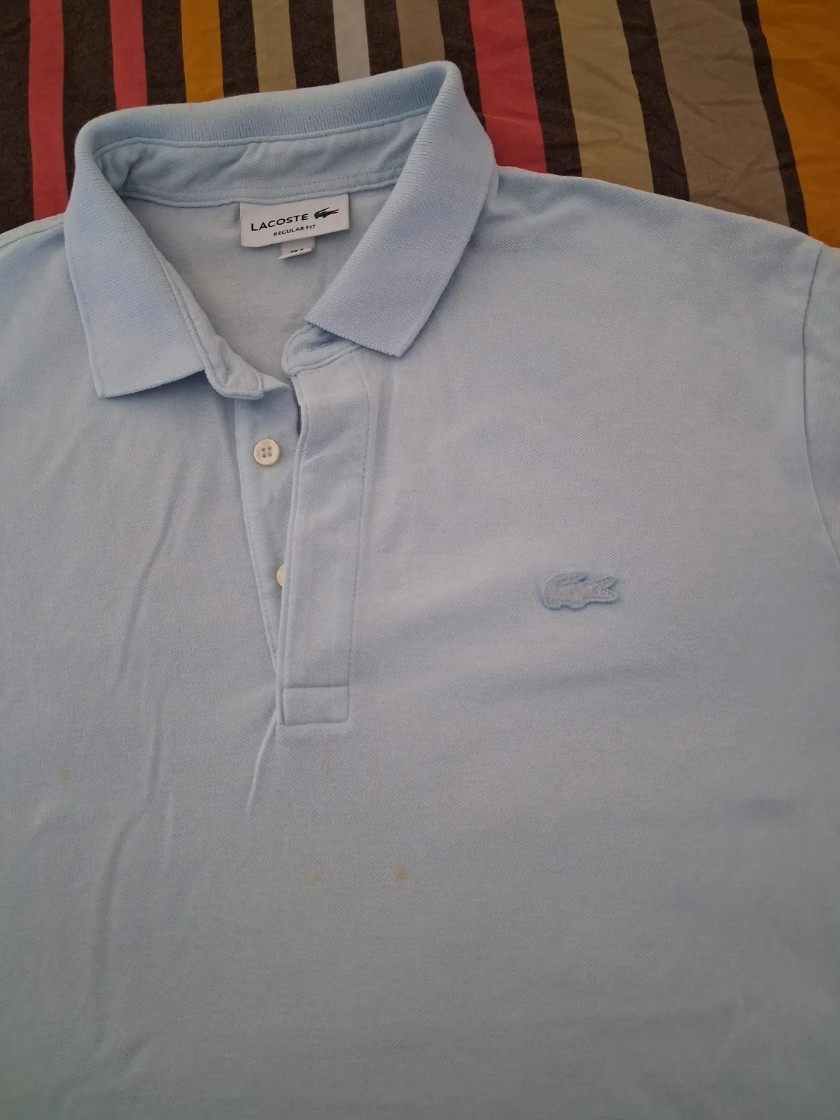 Polo Lacoste Regular Fit Bleu Ciel – Lacoste – taille S 2