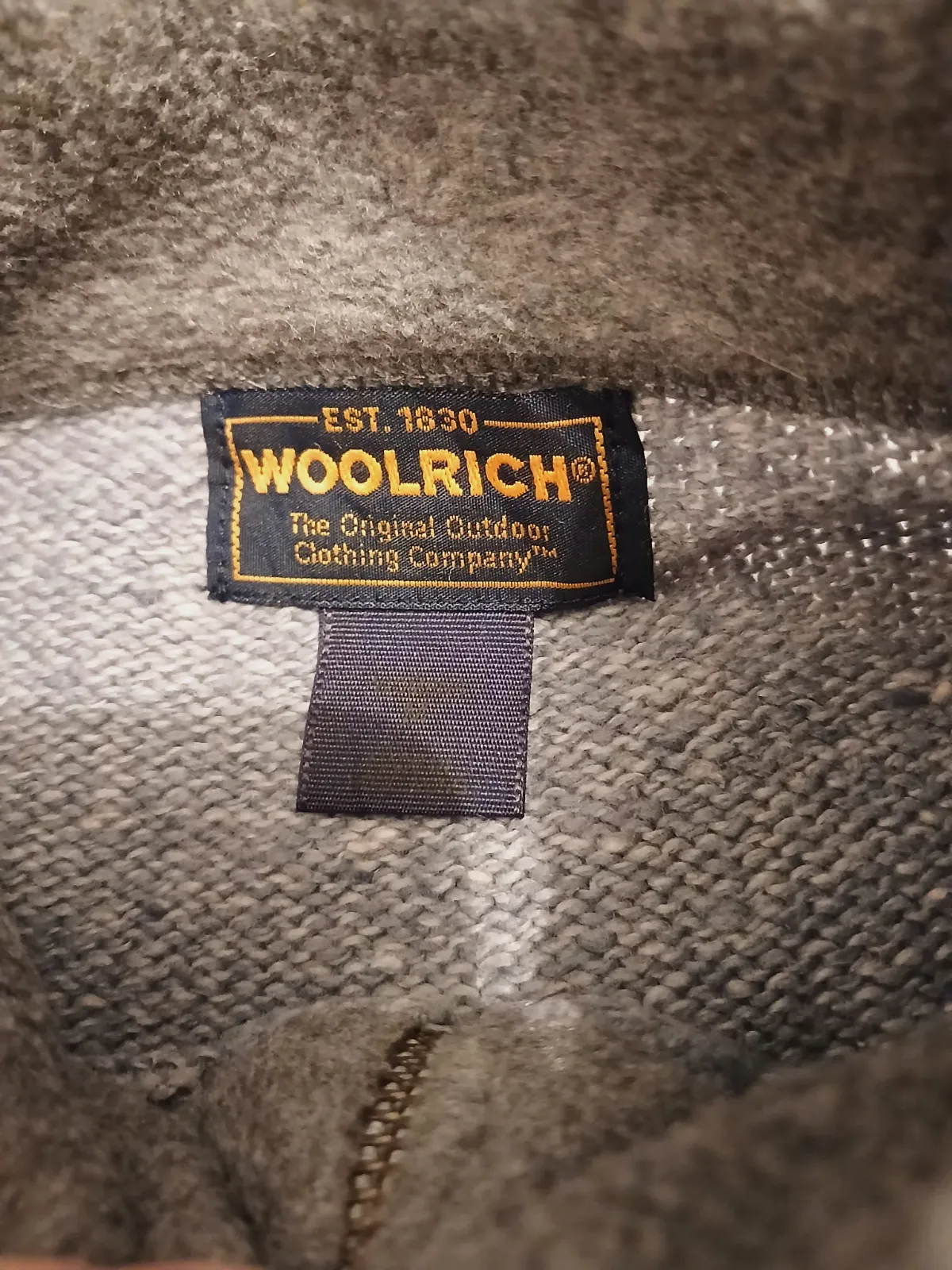 Pull Woolrich col zippé en laine mélangée – Woolrich – taille M 2