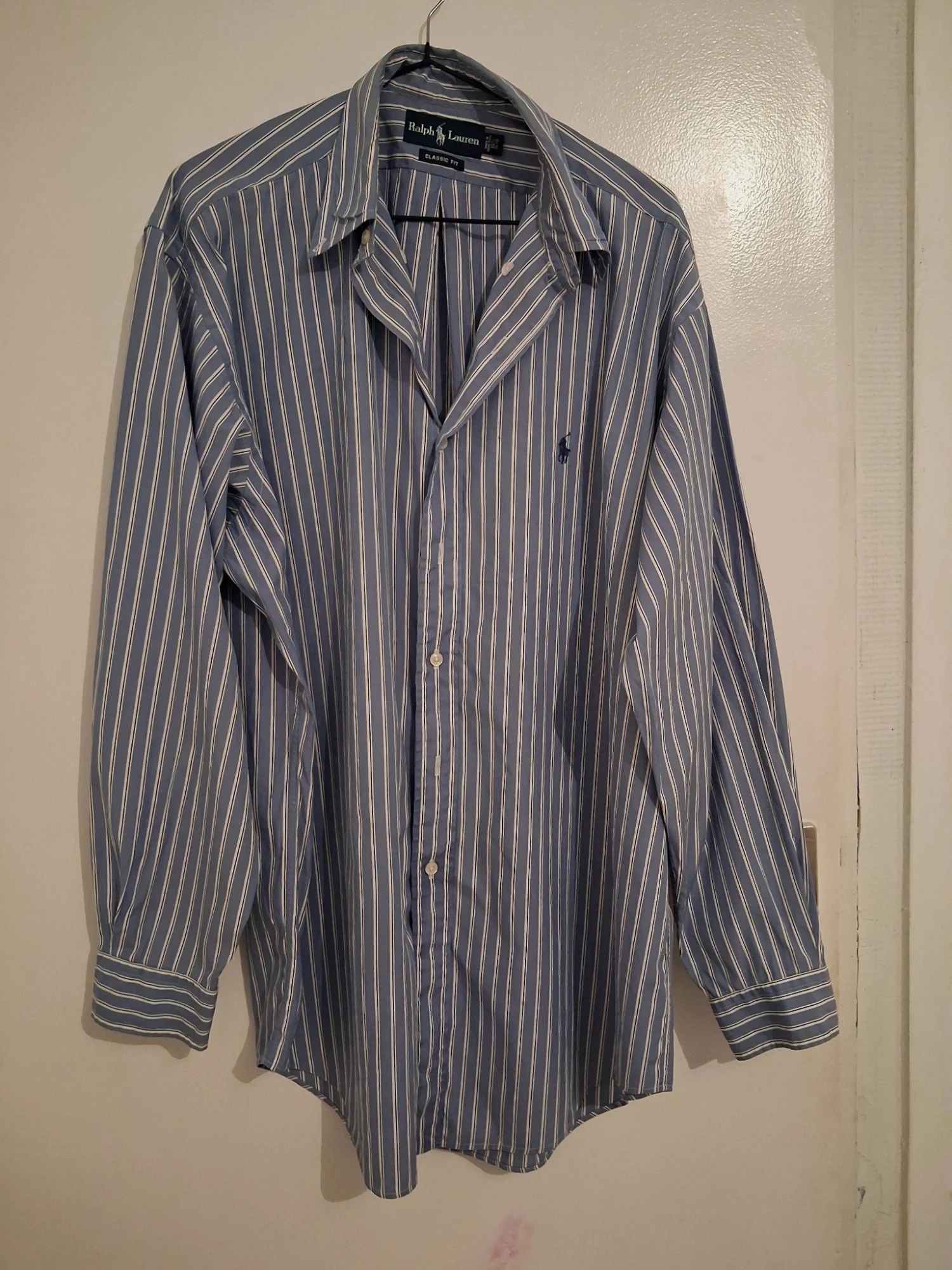 Chemise à rayures Ralph Lauren bleu