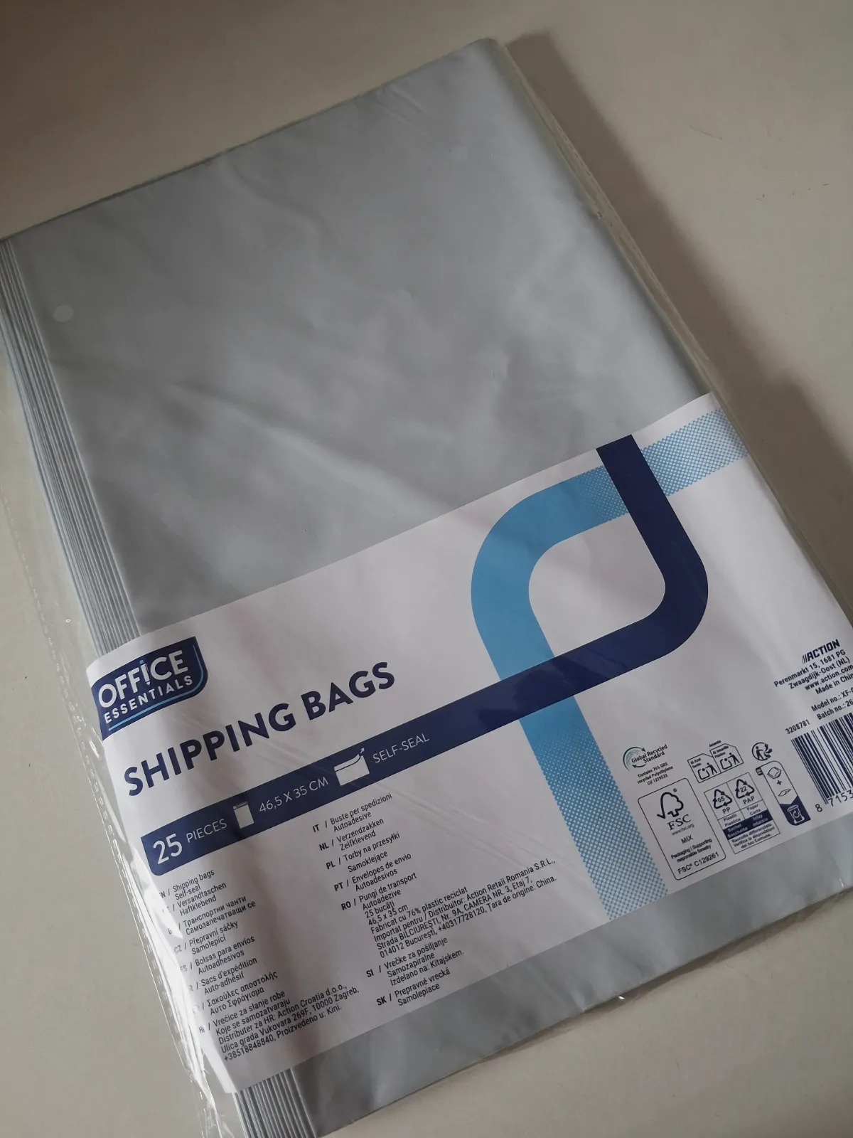 Pochettes d'expédition autoadhésives Office Essentials – Office Essentials 3