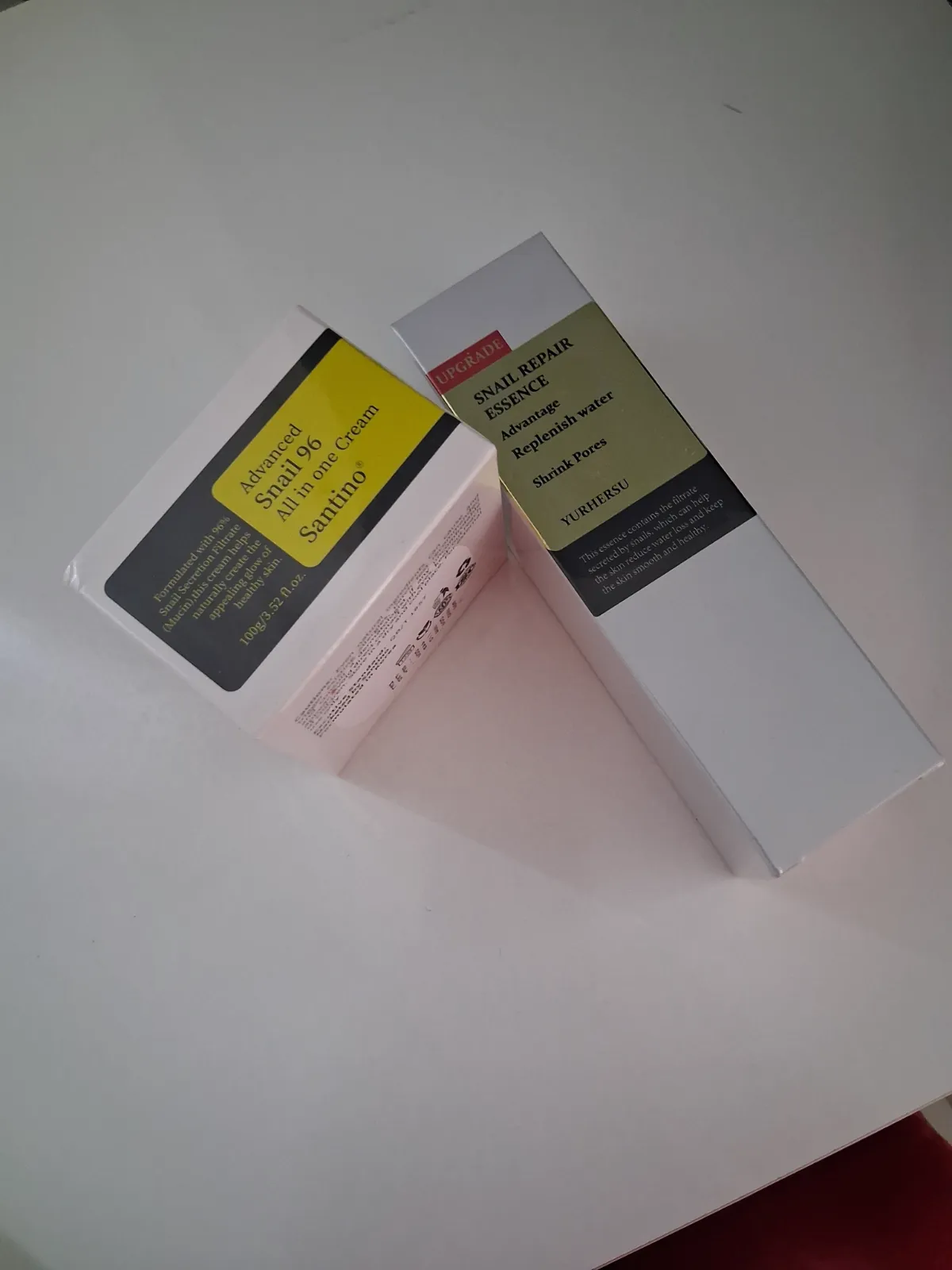 Lot soins visage crème et essence bave d'escargot – Santino 3