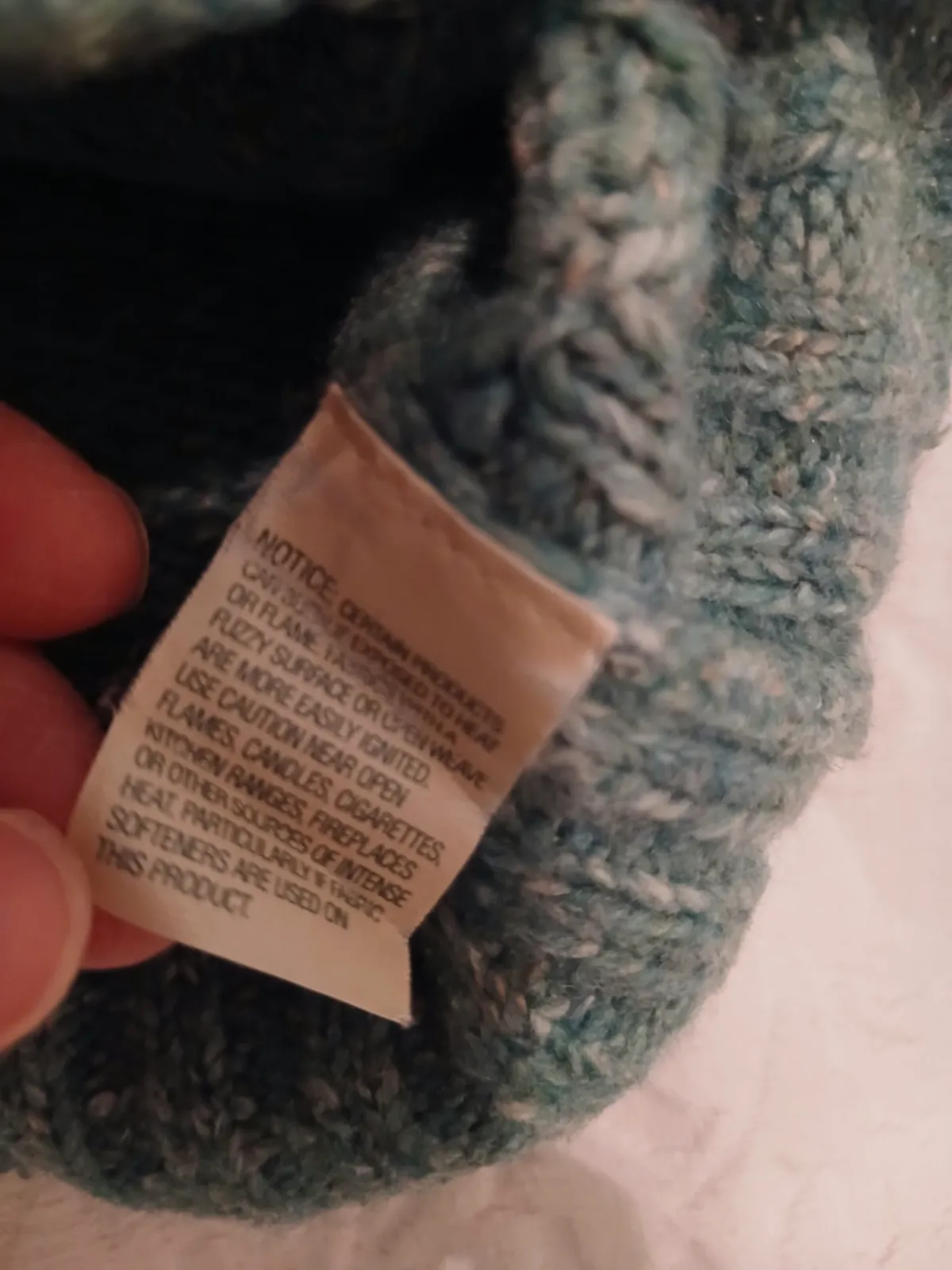 Gilet en maille boutonné L.L.Bean bleu turquoise – L.L.Bean – taille L 3