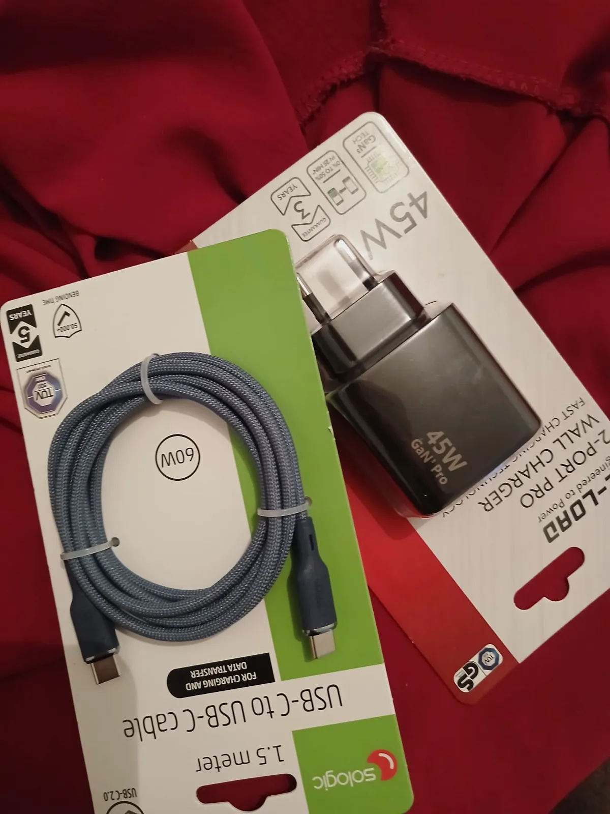 Chargeur rapide 45W et câbles de charge Sologic – Sologic 3