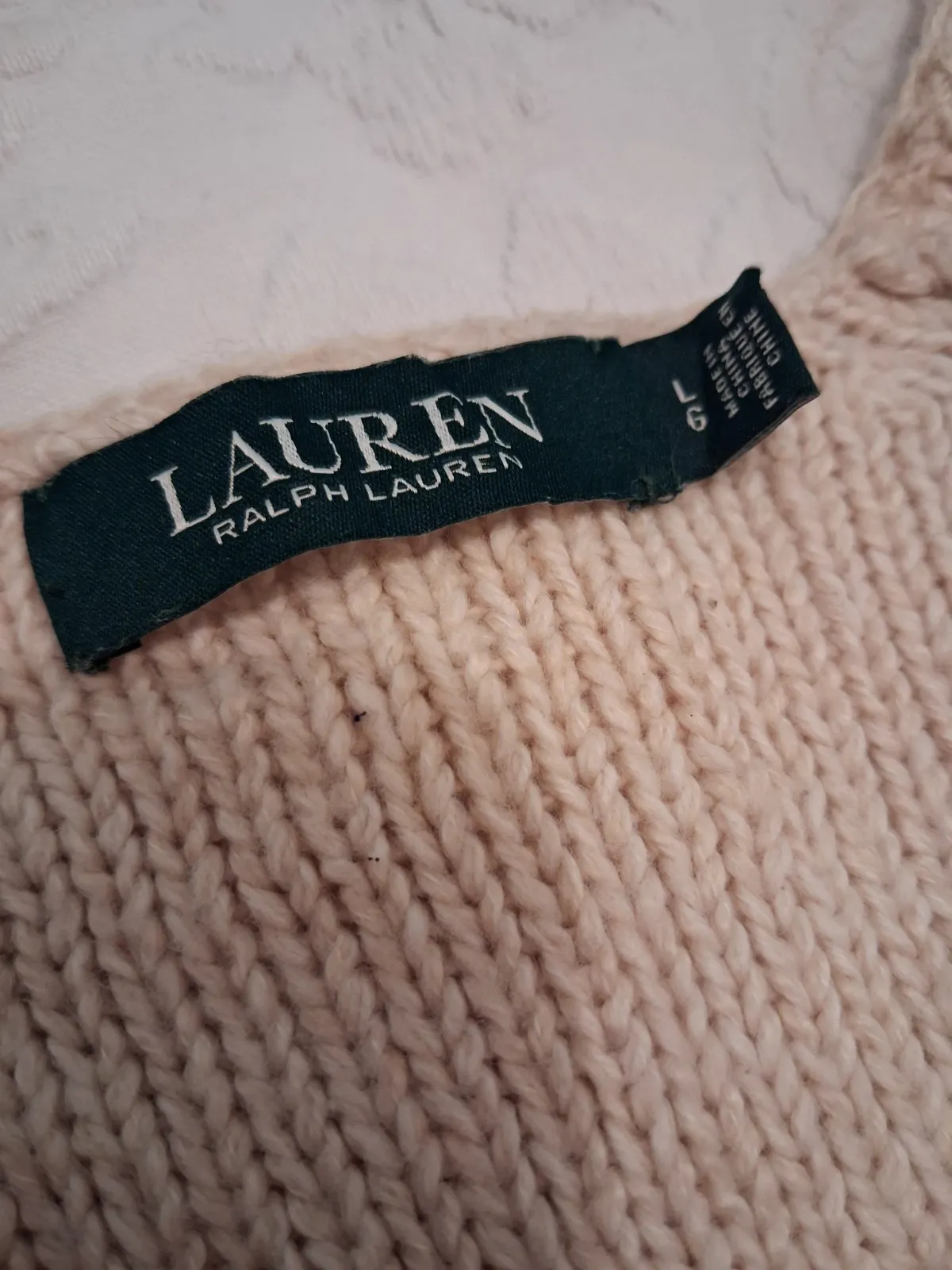 Pull en maille beige Lauren Ralph Lauren – Lauren Ralph Lauren – taille L 2
