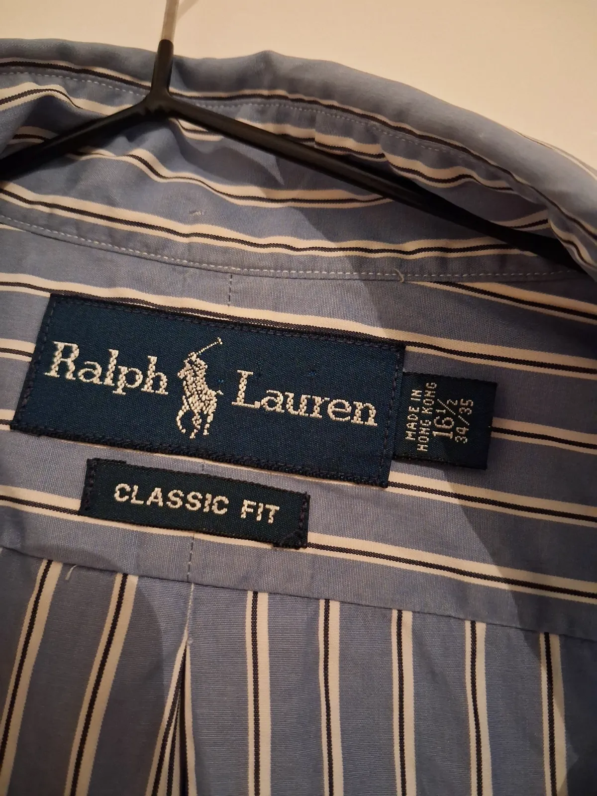 Chemise à rayures Ralph Lauren bleu – Ralph Lauren – taille S 4