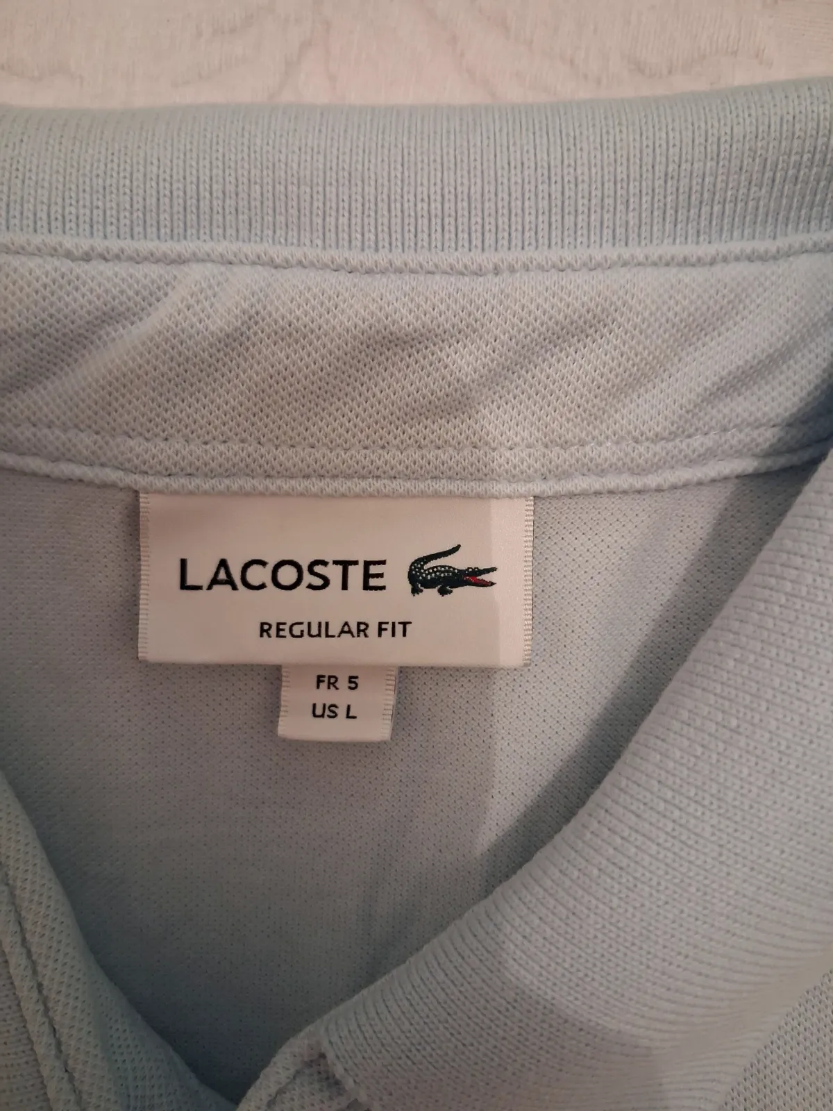 Polo Lacoste Regular Fit Bleu Ciel – Lacoste – taille L 3