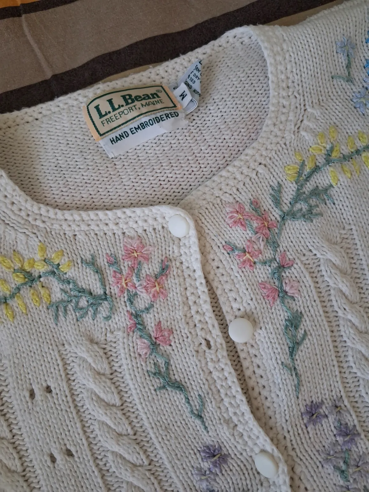Gilet en maille brodé L.L. Bean – L.L. Bean – taille L 3
