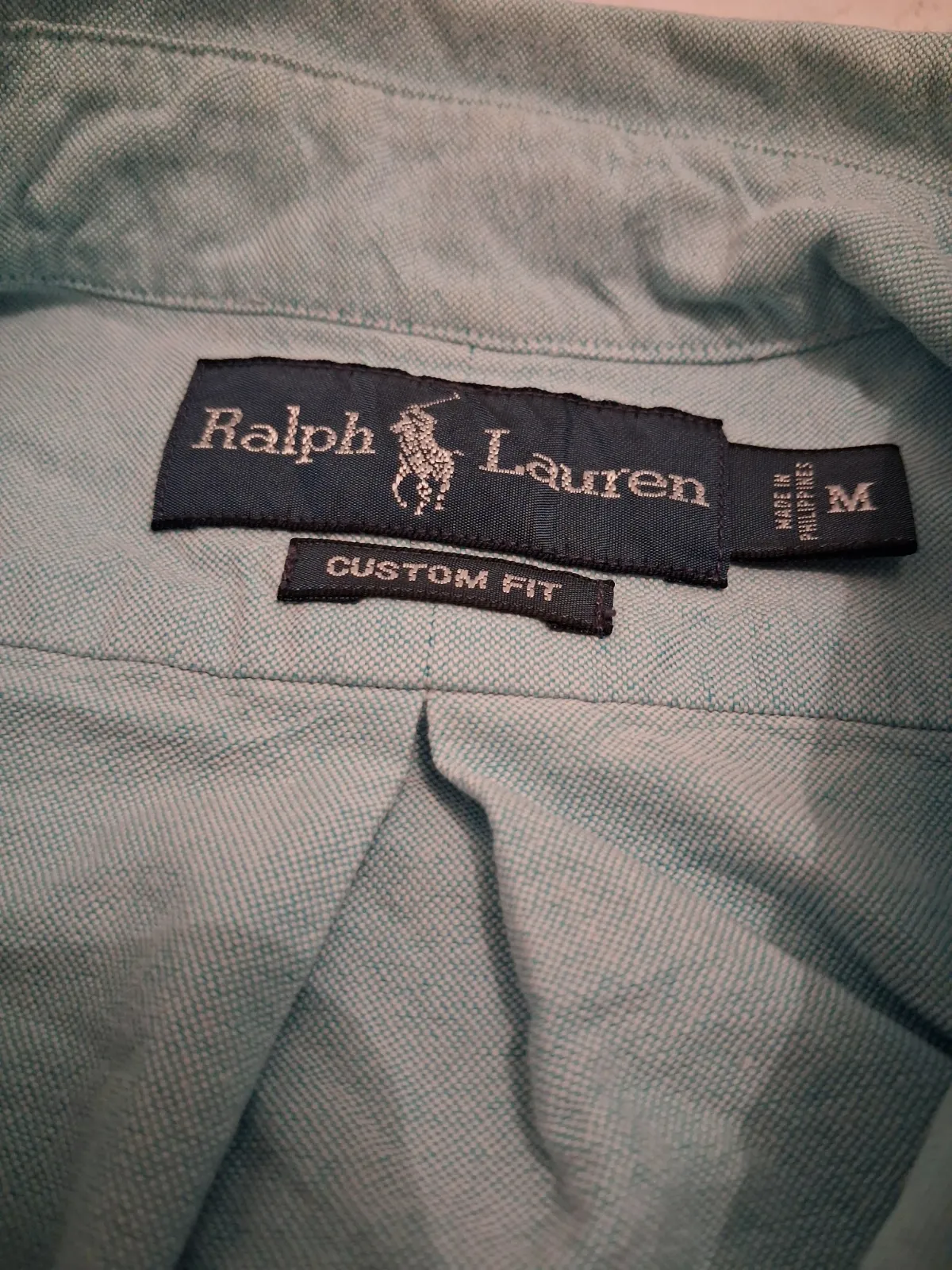 Chemise Ralph Lauren Custom Fit Vert d'Eau – Ralph Lauren – taille EU 38 2