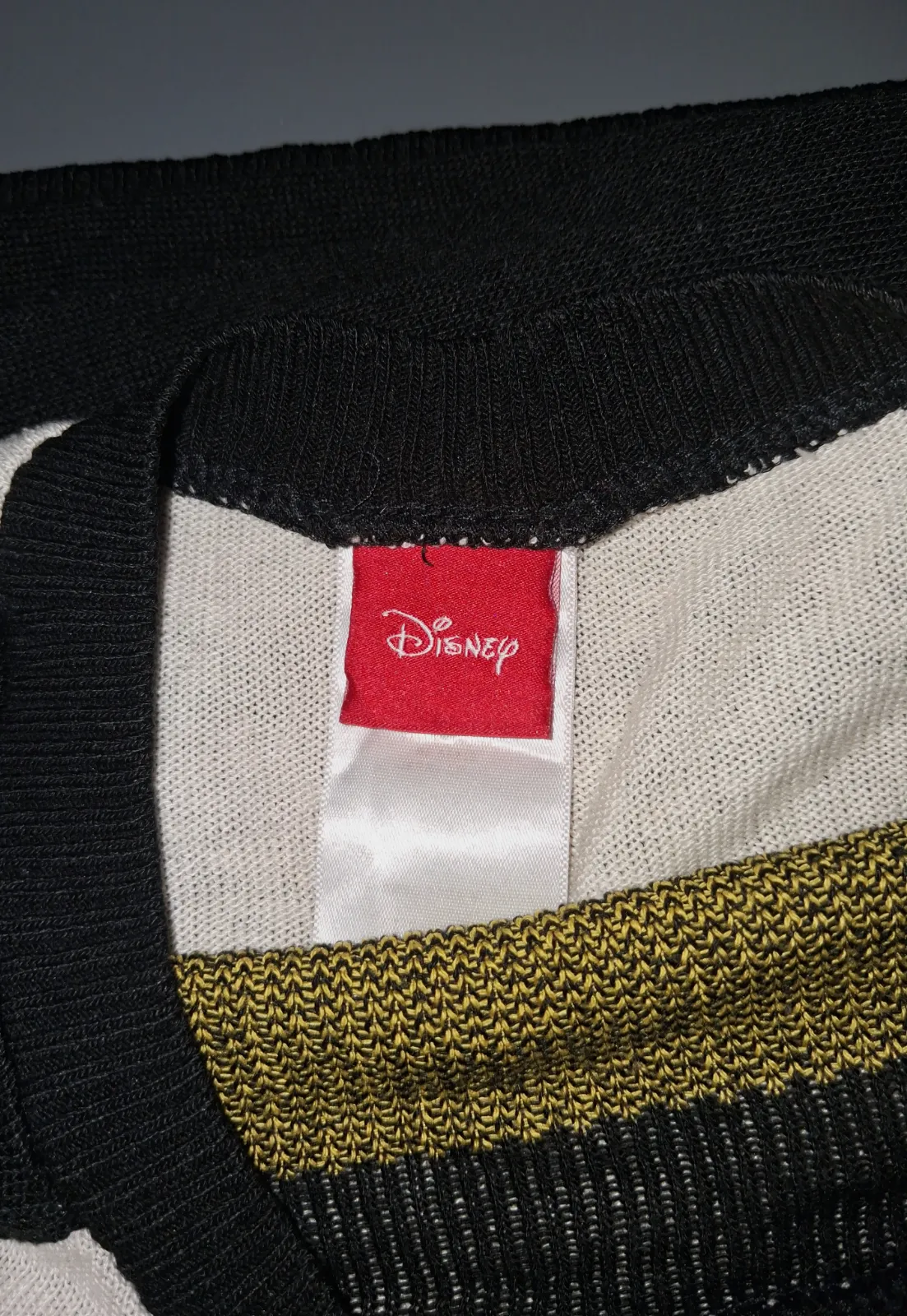 Pull noir et blanc Minnie Mouse nœud léopard – Disney – taille L 6