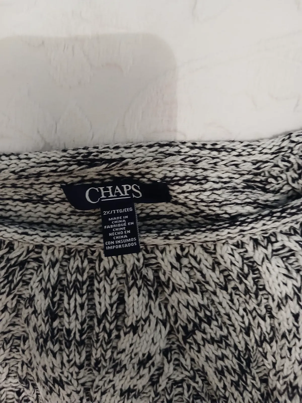 Pull en maille chine Chaps – Chaps – taille M 5