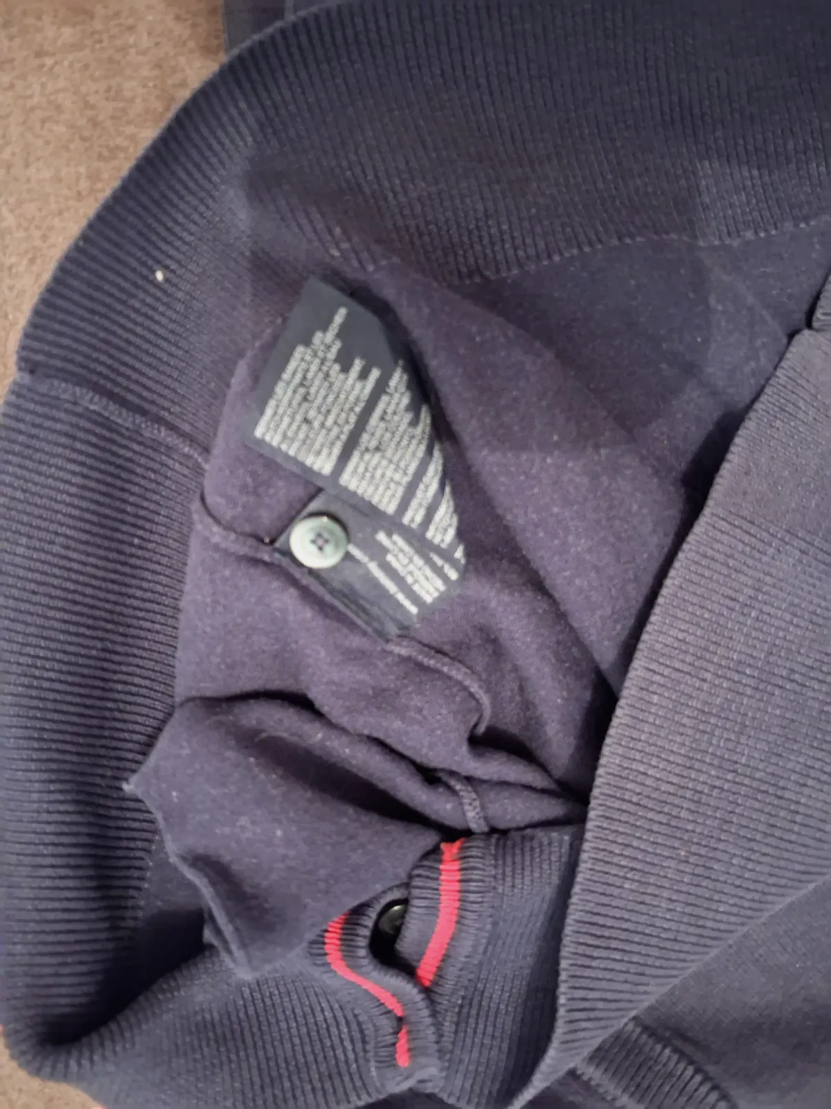 Gilet cardigan Tommy Hilfiger bleu marine – Tommy Hilfiger – taille S 2