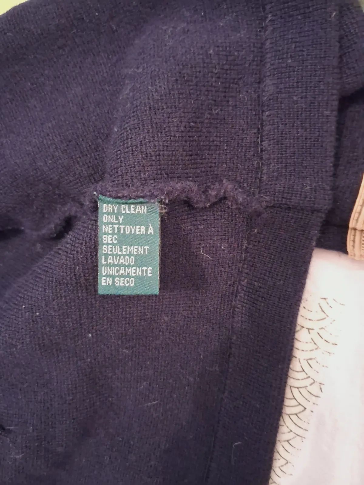 Veste officier Ralph Lauren noire avec broderies – Ralph Lauren – taille L 3