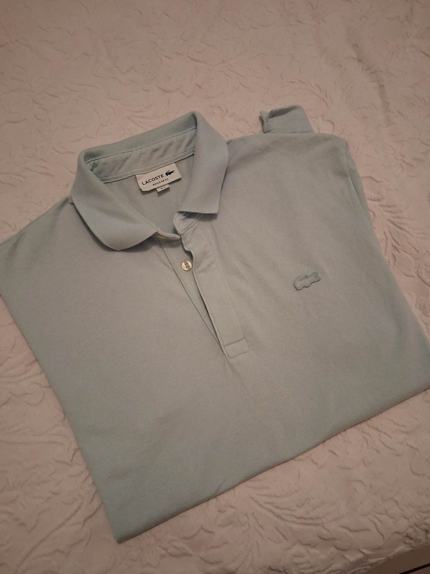 Polo Lacoste Regular Fit Bleu Ciel