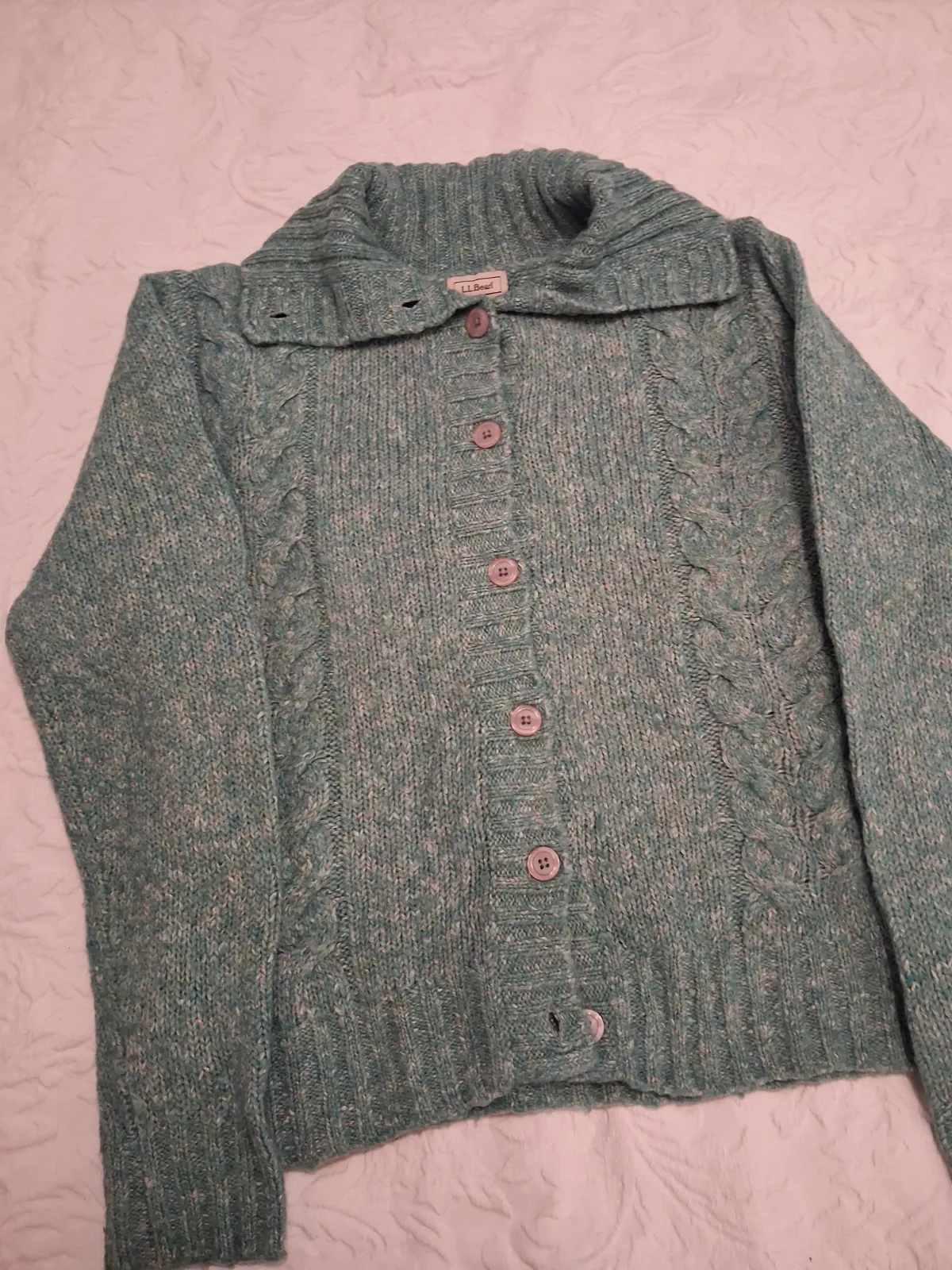 Gilet en maille torsadée L.L.Bean – L.L.Bean – taille XS 2