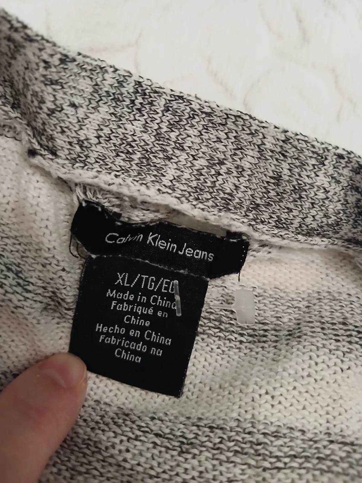 Gilet gilet rayé Calvin Klein Jeans – Calvin Klein Jeans – taille XL 2