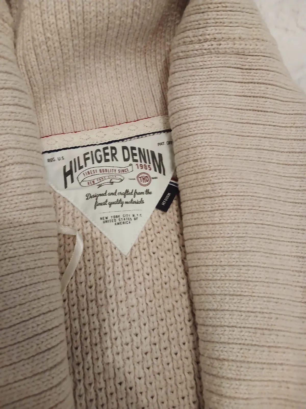 Gilet cardigan en maille Hilfiger Denim