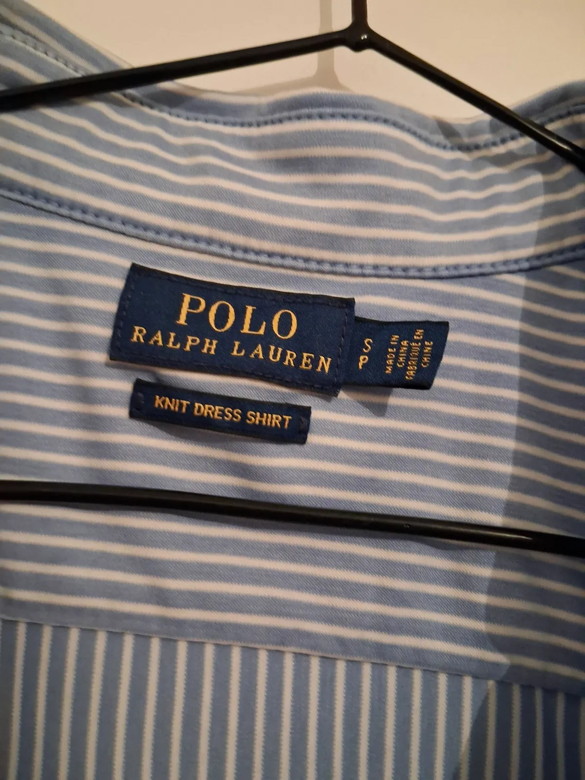 Chemise à rayures Polo Ralph Lauren bleu et blanc – Polo Ralph Lauren – taille S 4
