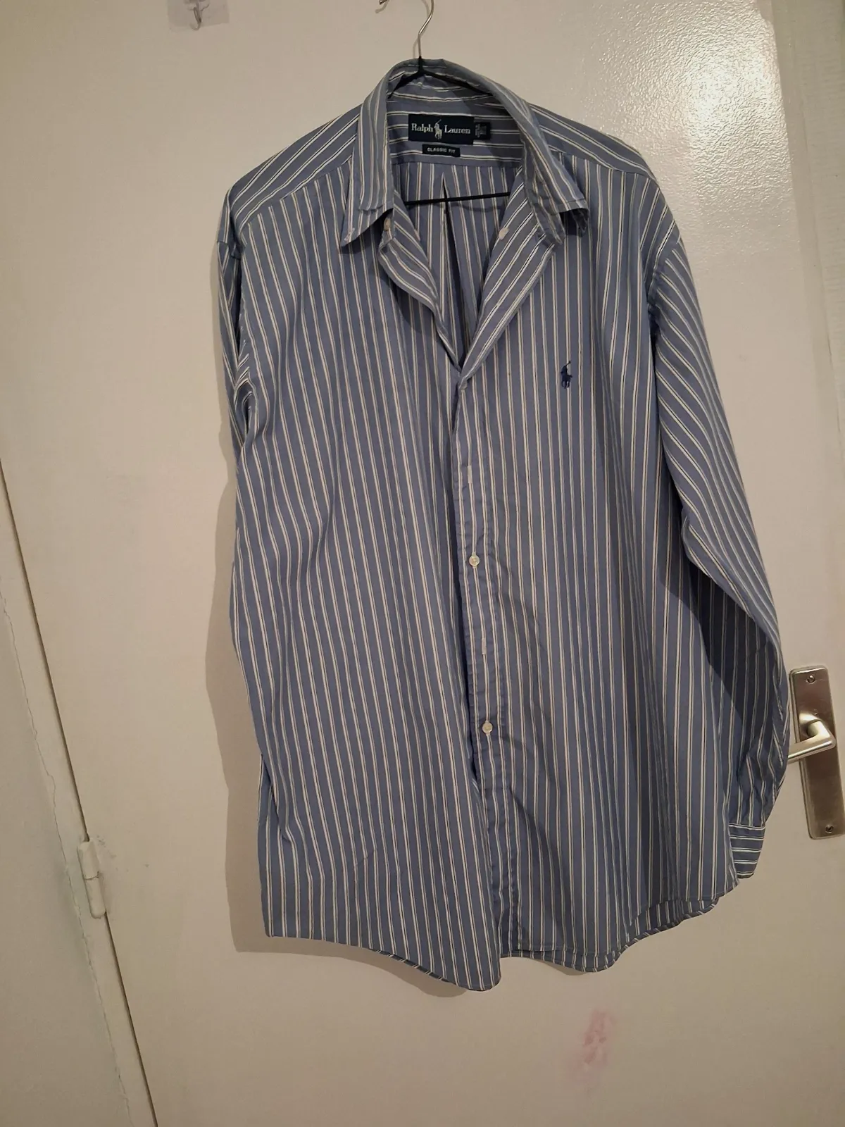 Chemise à rayures Ralph Lauren bleu – Ralph Lauren – taille S 2