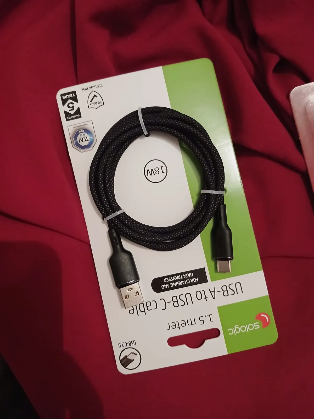 Câble Sologic USB-A vers USB-C 1,5m – Sologic 3
