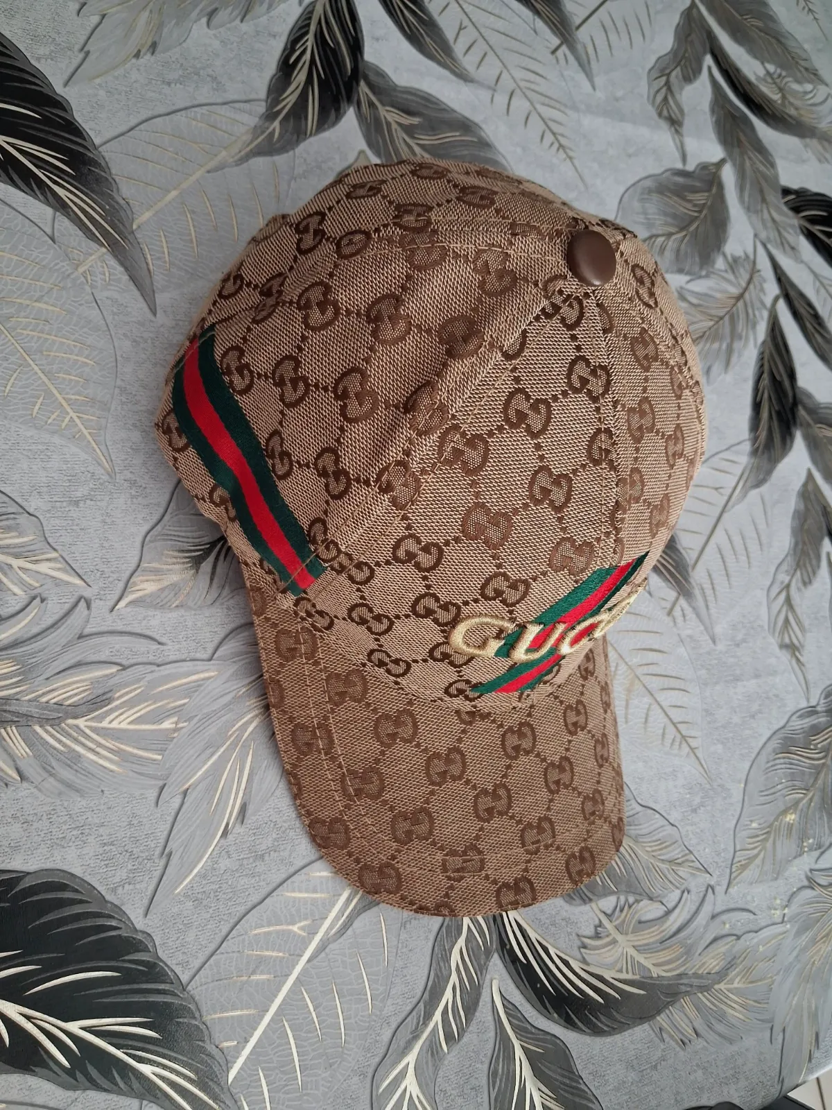 Casquette gg monogramme marron – Gucci – taille Taille unique 2