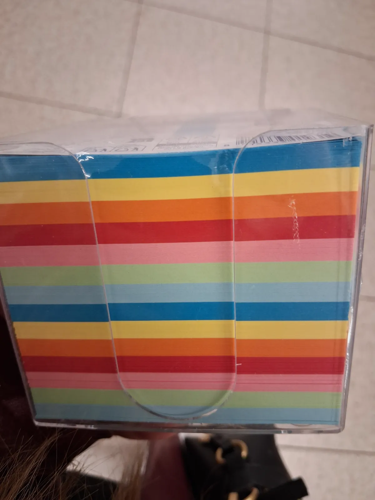 Bloc mémo papier coloré Office Essentials – Office Essentials 5