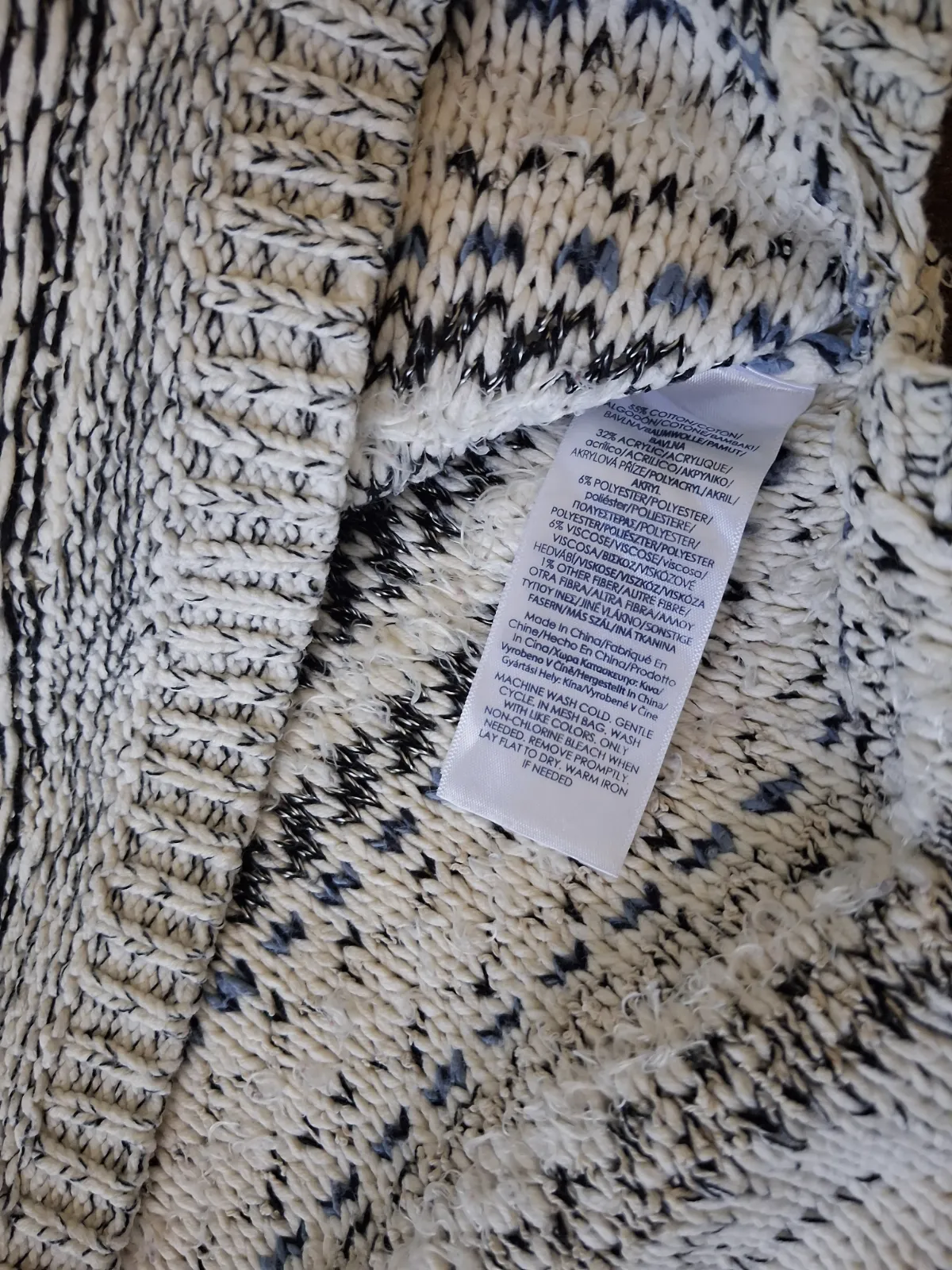 Pull en maille rayé Chaps – Chaps – taille S 3
