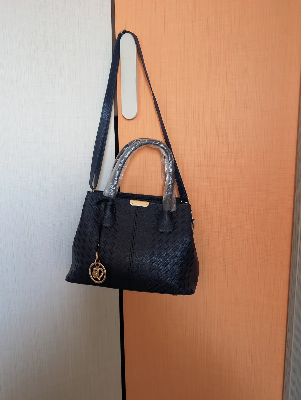 Bolso de mano de piel sintética negra Local – Local – taille Taille unique 3