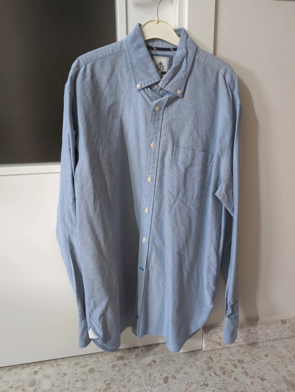 Blusa hombre azul claro talla L – CTF – taille L 2