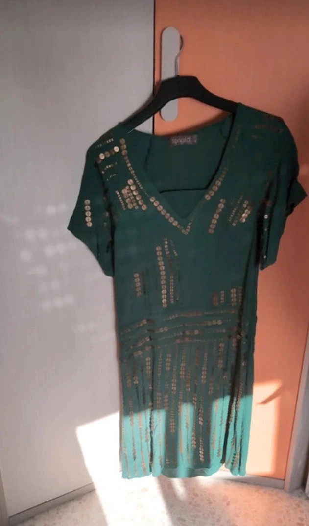 Vestido mujer verde oscuro talla S – Tonala – taille S / 36 / 8 2