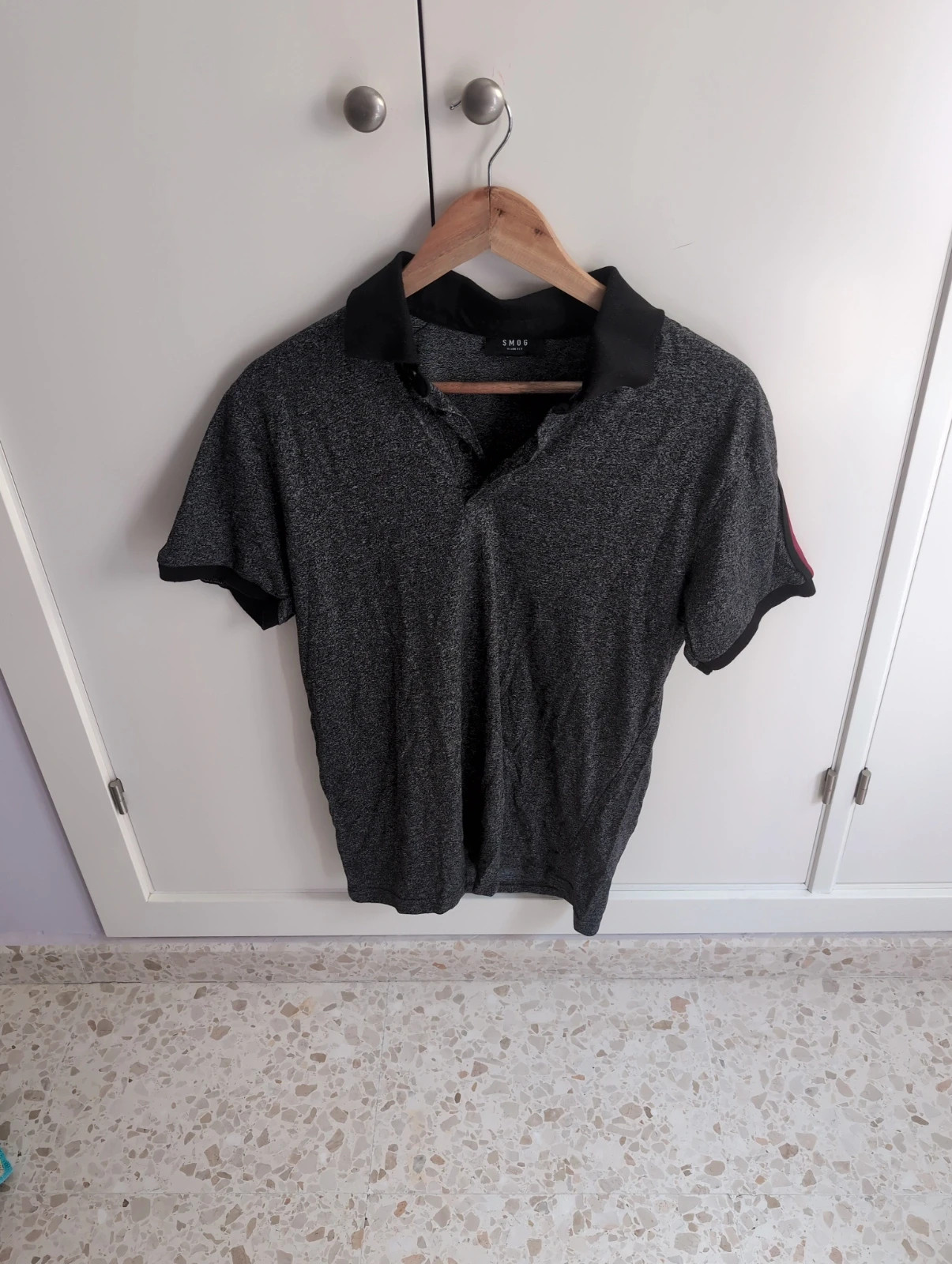 Polo gris marengo hombre talla L – SMOG – taille L 2