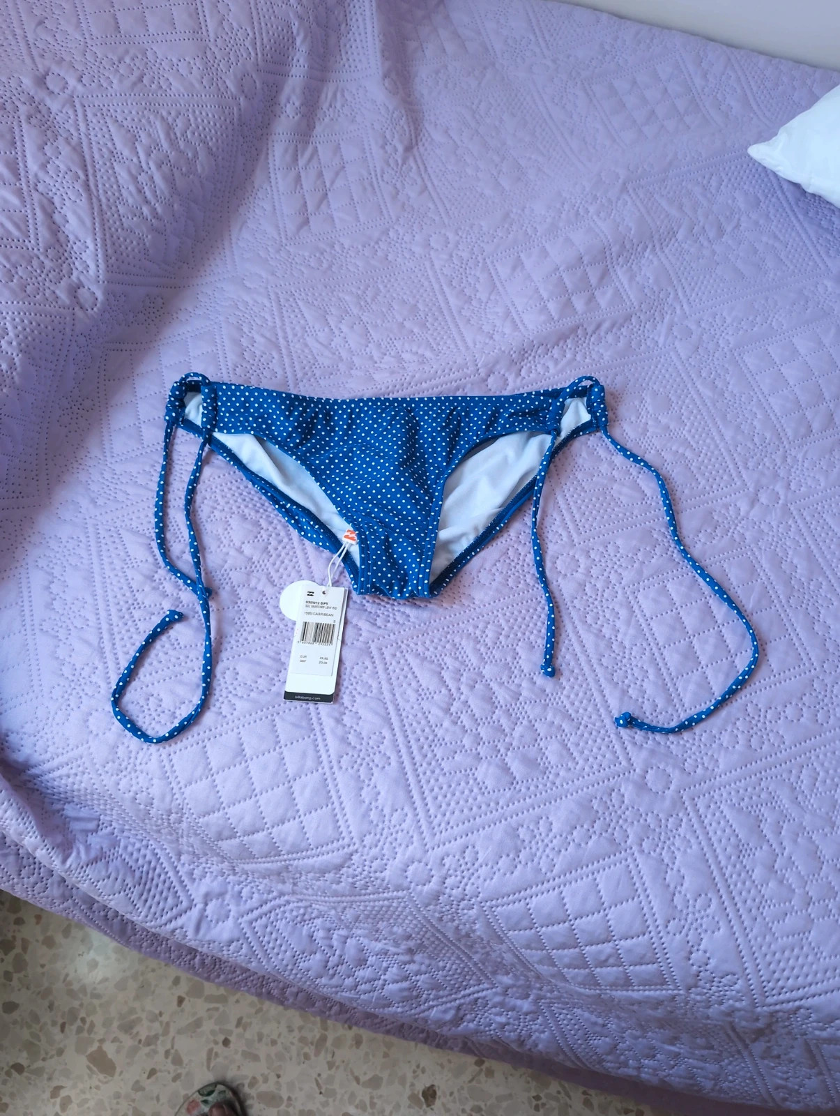 Braguitas bikini billabong talla S azul lunares blancos – Billabong – taille S / 36 / 8 2