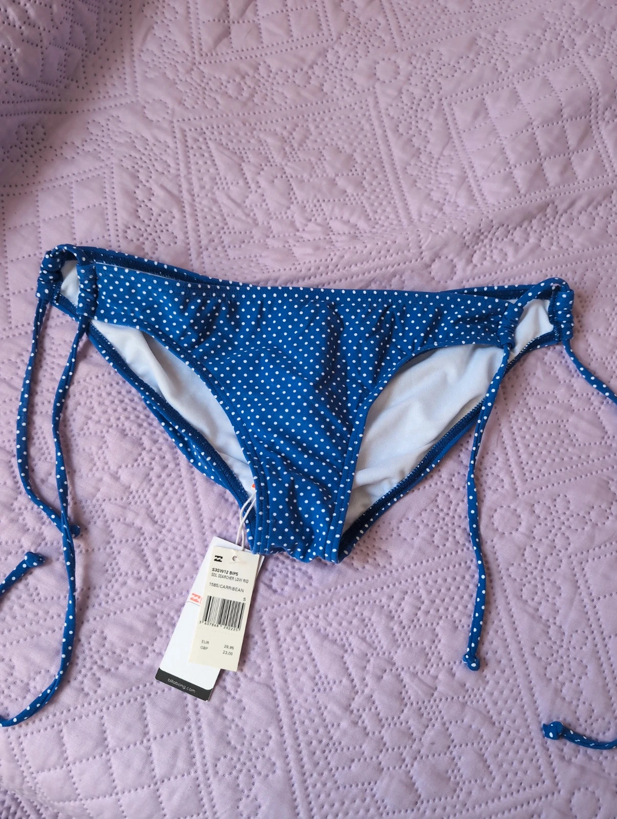 Braguitas bikini billabong talla S azul lunares blancos – Billabong – taille S / 36 / 8 4